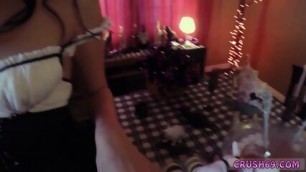 Mom And Crony S Daughter Tied Fucked Foot Tickle Swalloween Fun