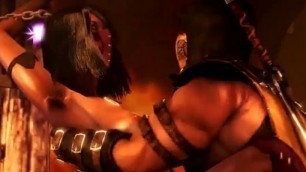 MKX AFTERSTORY FULL MATCH NIGHT WANDERER SCORHION AND MILEENA