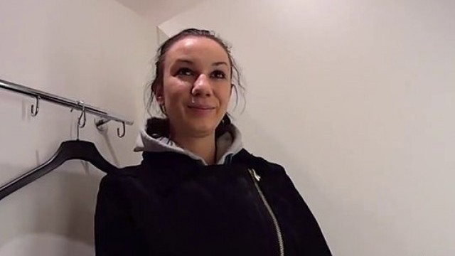 Flawless czech cutie was tempted in the mall and fucked