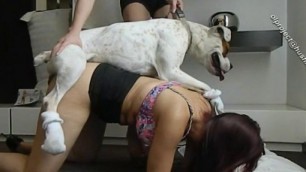 Shocking video of Sexual sick mexican slut fucking with dog.