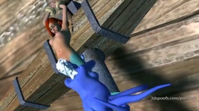 WILD LITTLE Alicia MERMAID GETS FUCKED SENSELESS PART 1