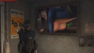 Cartoon Leave the Vault for Sex in Fallout 4