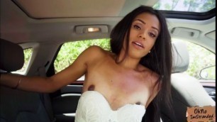 Sexy babe Tiffany Nunez trades blowjob for fast cash