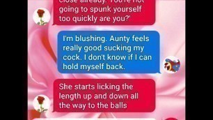 Aunty Vix and Pumpkin Sexting Part Two, Taboo Blowjob