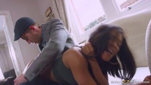 Brazzers Kiki Minaj black girlfriend seduces him when his mother
