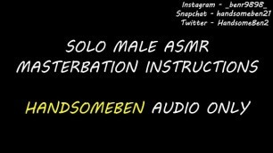 British Solo Male ASMR Masterbation Instructions - Audio only