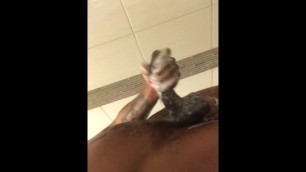 Shower Vibe Stroking my Big Dick need Pussy on my Face