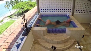 Wet Nude Body Kissa Sins Underwater Hot Tub SinsLife