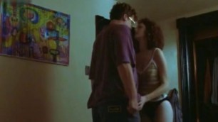 Wet girl with a man in the shower Judy Greer in Stricken 1998