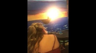 Painting Ship on Sunset