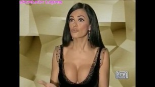 Busty Brunette Maria Grazia Cucinotta Big boobs italian tv