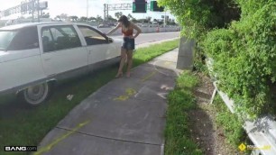 Amazing Ass Samantha Gets Her Car Repaired In Exchange For A Mechanic Suck And Fuck BangRoadSide