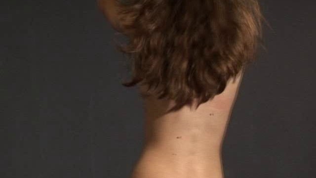 Alya Knickers brunette exposing her body HegreArt