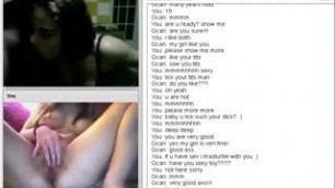 Chatroulette #75 Horny couple suck and fuck