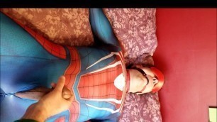 Spider-Man Bound, Tickled, and Jerked