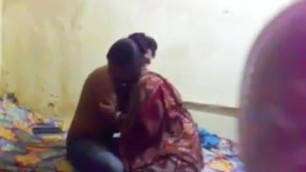 Indian Aunty Played with Young Boy