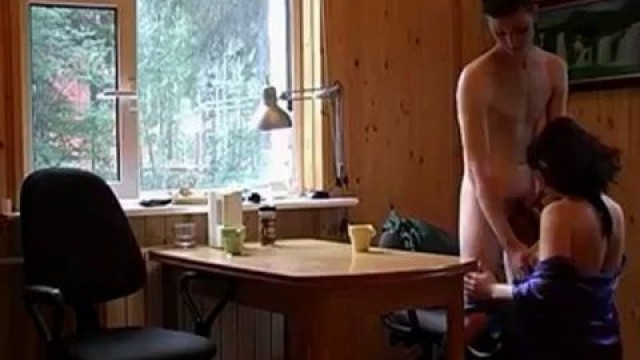 son fucks mom on the table incest