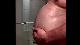 Ximd9000 Oiled Ball Belly Rolling Gut Show