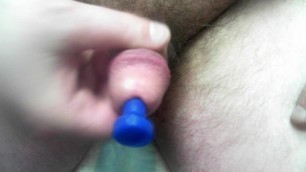 masturbating with my sound then remove it to let the cum out