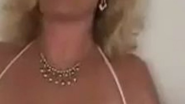 Awesome shley American slut shows her big boobs