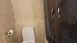 Caught shower masturbating