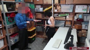 Shoplifter fucks officer for her way out