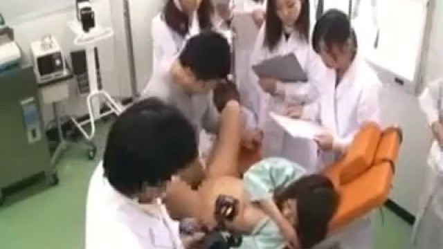 Oriental lady takes a deep pounding in the doctor hot porn