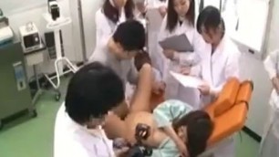 Oriental lady takes a deep pounding in the doctor hot porn