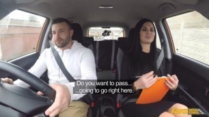 Hottest Girl Jasmine Jae Lad Distracted by Pussy on Test FakeDrivingSchool