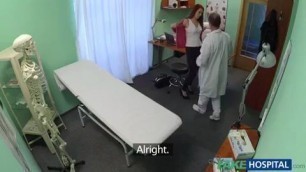 Leila Fake Hospital Unusual examination by a doctor woke lustful redhead girl