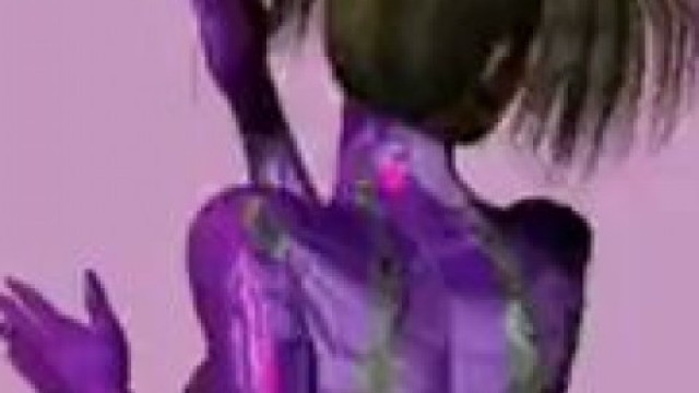 3d anime stripper with big tits and pigtails cartoon animated virtual