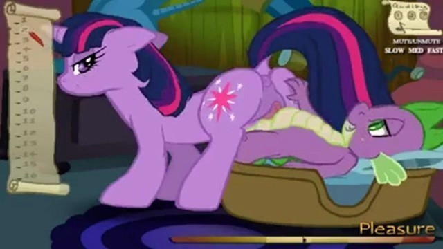 MLP Twilight Sparkle and Spike ponies porn