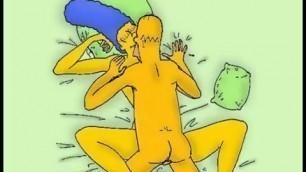 Simpsons hentai orgy cartoon comic drawn porn