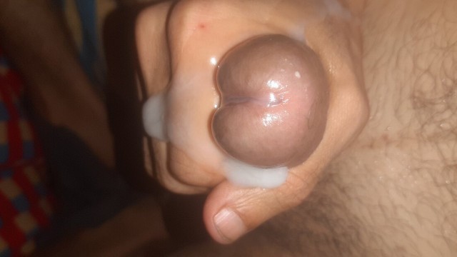 He takes a shower and takes the milk out of his hot dick in the shower