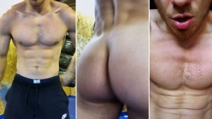 LICK my ANUS" - Russian DOMINATION from a muscular MAN in the gym! Dirty talk! POV