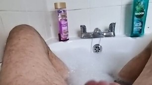 Hot bath hard cock