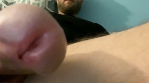 Tom Rivers Stroking and Cumming in Bed