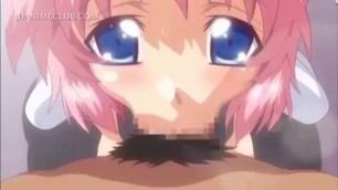 Petite Hentai Schoolgirl Blowing Large Cock Close up animation pussy